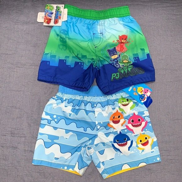 X2 swimming trunks for 18 mo Nickelodeon/pj mask - Picture 1 of 12